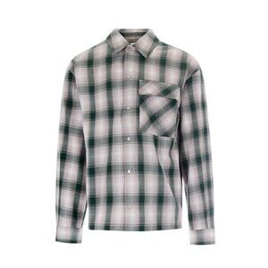 Represent Dark Green Waffle Flannel Shirt - NWT